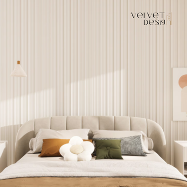 Panou decorativ din PS (Polimer Solid de Inalta Densitate), Durabil, Rezistent la Umiditate, Mucegai si Impact, Culoare Alb, 2.85 x 0.12 m, grosime 12 mm, VelvetDesign