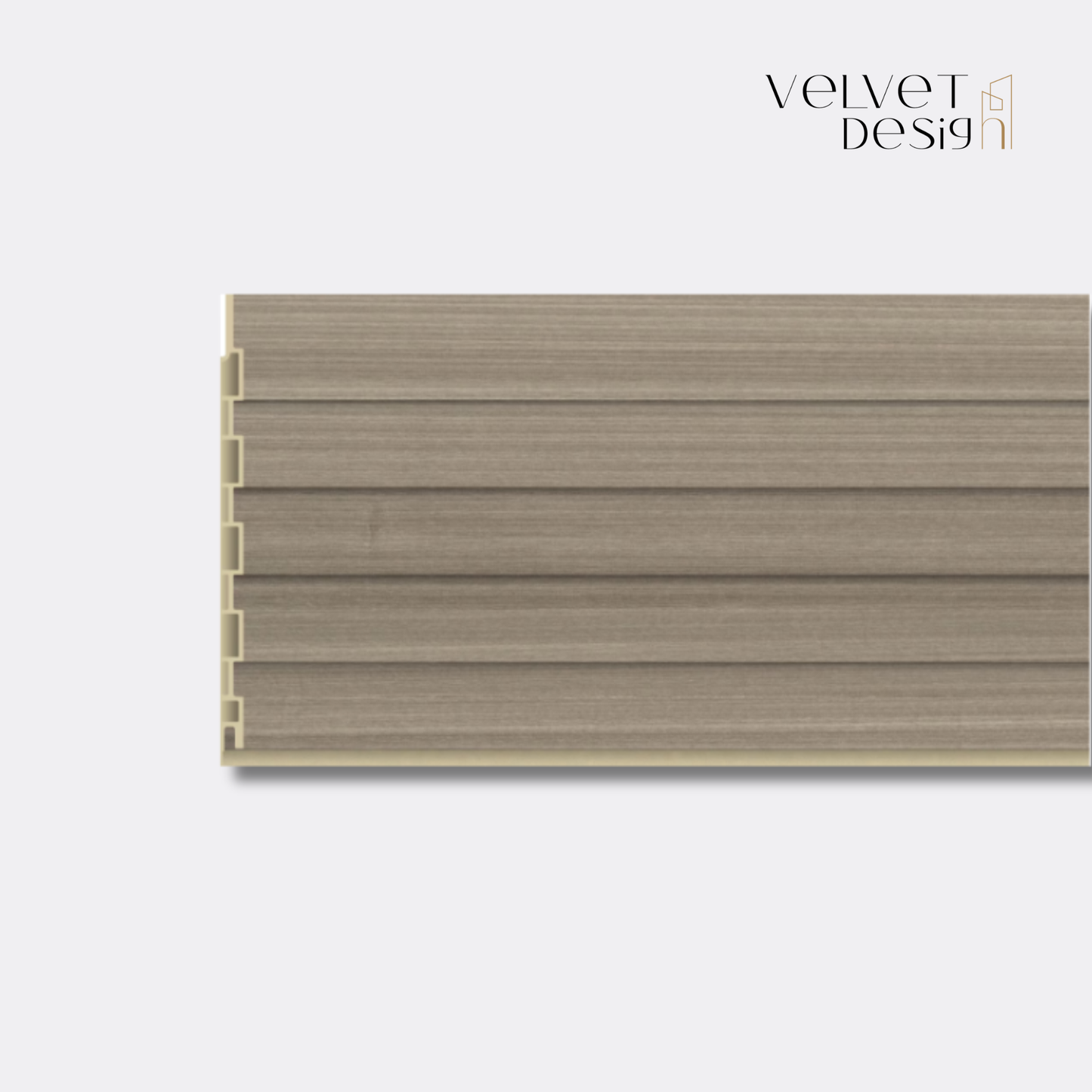 Panou decorativ din PVC (Policlorura de Vinil), Usor, Durabil, Rezistent la Umiditate, Mucegai si Uzura, Culoare Stejar Sonoma, 2.85 x 0.17 m, grosime 9 mm, VelvetDesign
