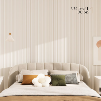 Panou decorativ din PS (Polimer Solid de Inalta Densitate), Durabil, Rezistent la Umiditate, Mucegai si Impact, Culoare Alb, 2.85 x 0.12 m, grosime 12 mm, VelvetDesign