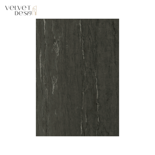 Panou SPC Premium StoneLine, Impermeabil si Ultra-Durabil, Finisaj mat, 900 x 450 x 4 mm (0.41 mp suprafata acoperita), culoare Gri Bazalt, Velvet Design