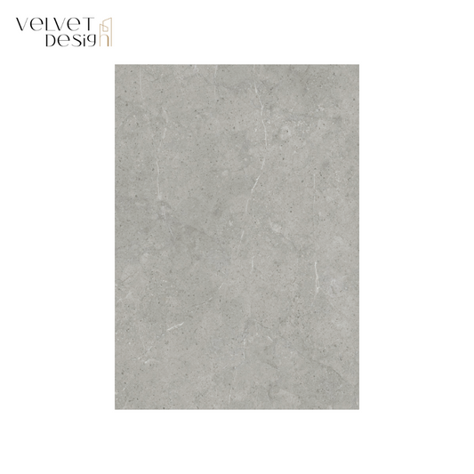 Panou SPC Premium StoneLine, Impermeabil si Ultra-Durabil, Finisaj mat, 900 x 450 x 4 mm (0.41 mp suprafata acoperita), culoare Gri Ardezie, Velvet Design